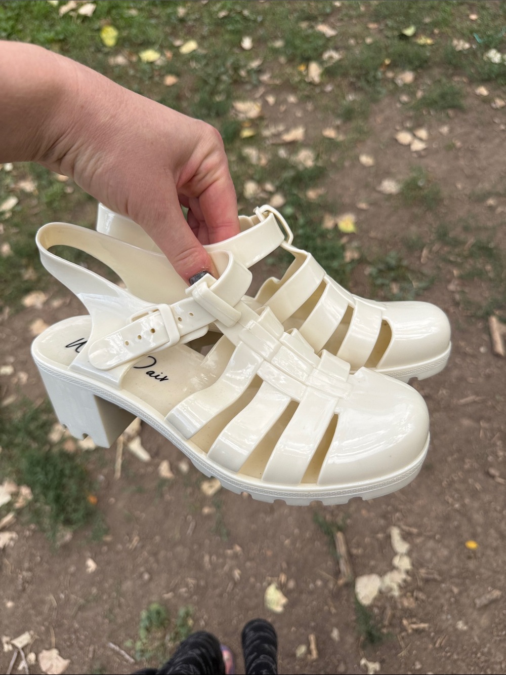 Wild pair  vintage rubber sandals